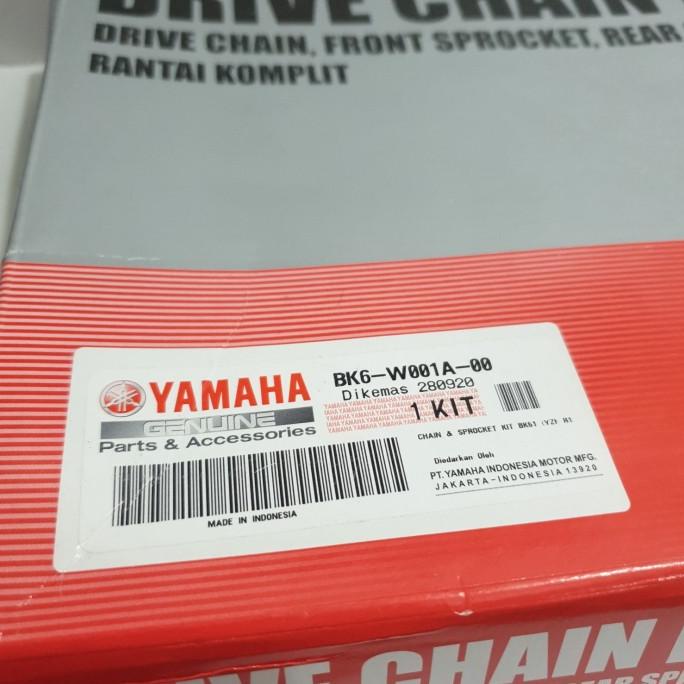 GEARSET GEAR GIR SET R15 R 15 V3 V 3 BK6-W001A-00 ORI ASLI YGP