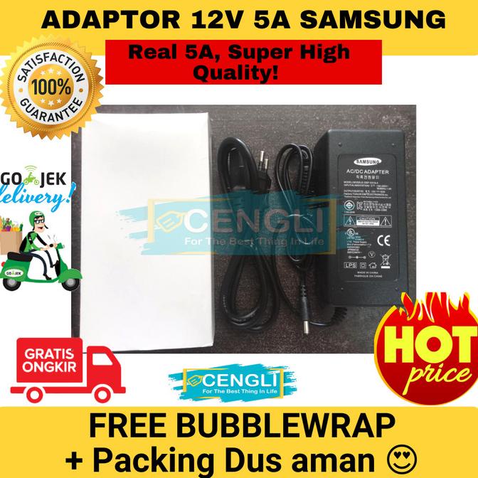 Adaptor 12V 5A/ Adaptor 5A 12V / Adaptor 5 Ampere 12 Volt