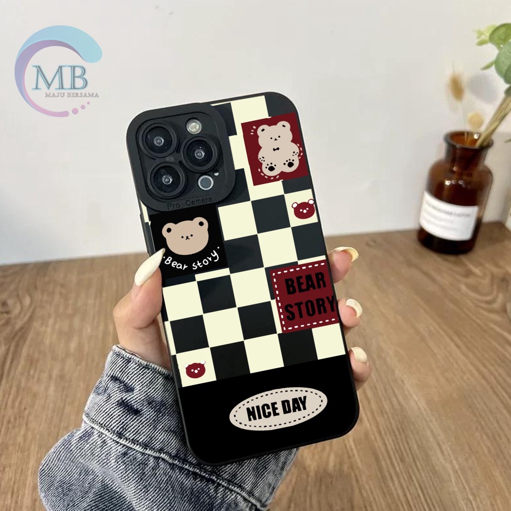 SS118 CASING SOFTCASE BEAR STORY REALME C11 C12 C25 20 50A C15 C12 C17 7I C20 50I C11 2021 C21 PRO C21Y C25Y C30 50I PRIME C31 C33 C35 50A PRIME MB3994