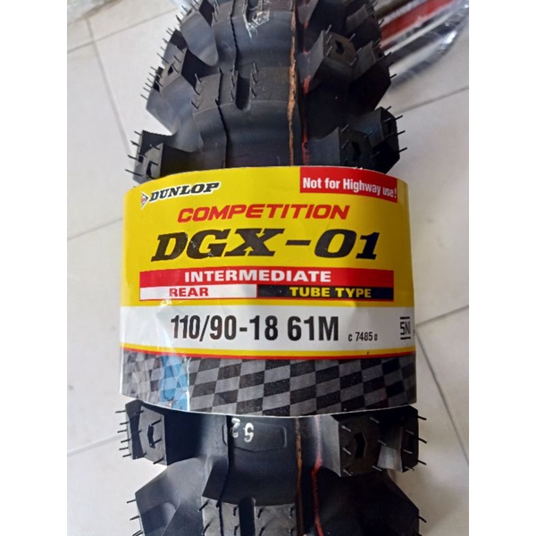 BAN TRAIL BAN DUNLOP BAN LUAR BELAKANG DUNLOP DGX 01 UKURAN 110/90-18