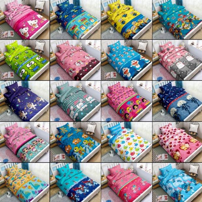 PROMO LADY ROSE - BEDCOVER SET SINGLE UK 120X200 MOTIF KARAKTER / ANAK HDHJ567465H