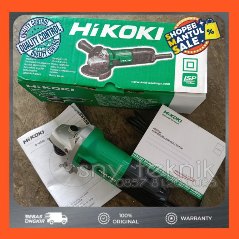 Mesin Gerinda Tangan HITACHI/HIKOKI 4" Inch - Angle Grinder G10SS2