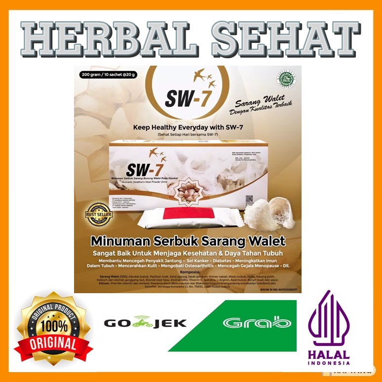 SW-7 Minuman Kesehatan Sw 7 Sarang Walet sw7 Original