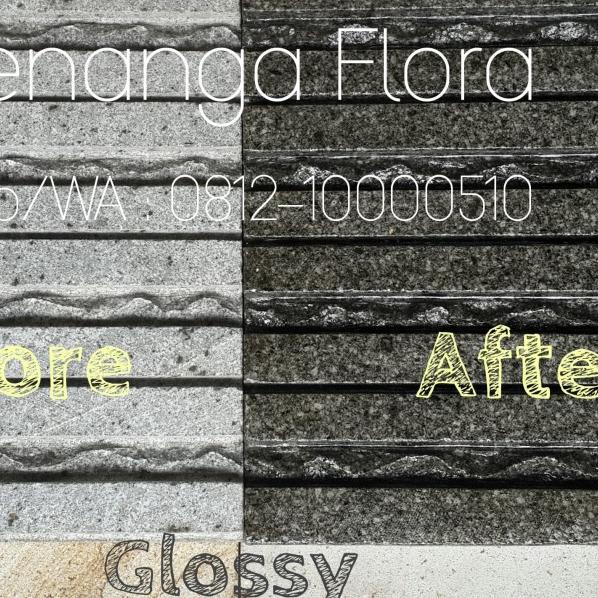Pernis Coating Cat Pelapis Batu Alam - Bening Gloss
