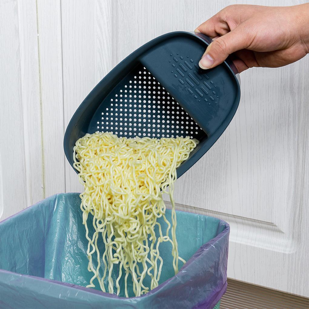 Saringan Wastafel Sop Buah Saddle-Shaped Drainer Basket Multi use Alat Penyaring Sampah Ringan Perlengkapan Dapur Hotel