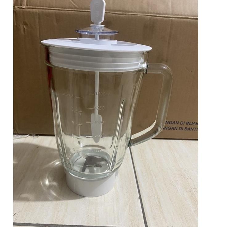 Harga Termurah Set jar blender philips Turbo kaca Hr 2116 , 2115 , 2061 , 2071 , EHM 8089 8099 8000 