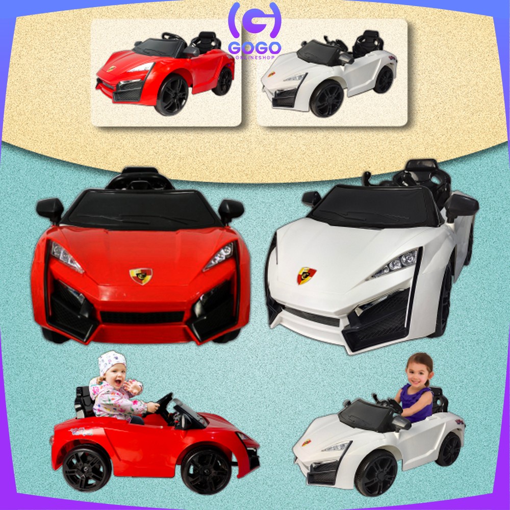 GOGO-M243 Mobil Aki Anak Cayman Adventure Mainan Mobil Aki Anak Mobil Mobilan Musik Lampu Ride On Remote Control