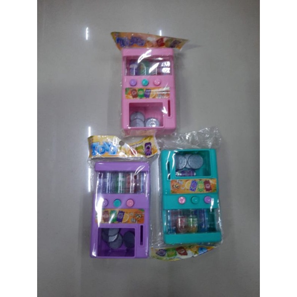 coler minuman pakain koin mainan mini ktg