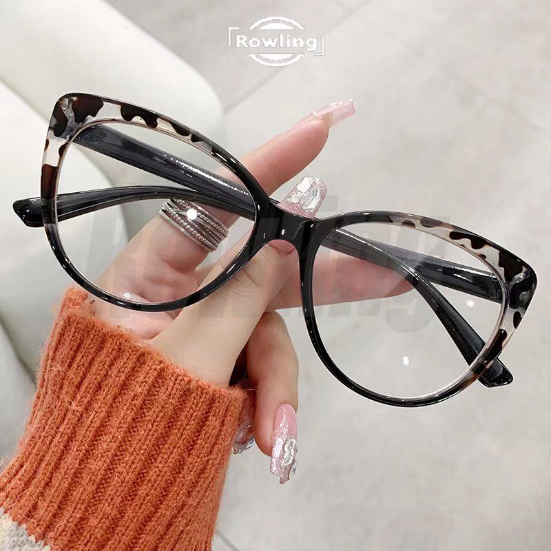 Kacamata Cat Eye Terbaru  Anti-Radiasi Blue Light Wanita/Pria Import Kacamata