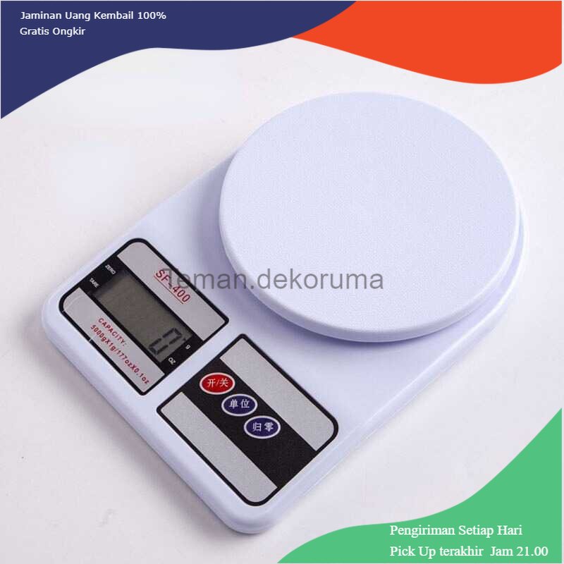 TD - PR VKTECH Timbangan Dapur Mini Digital Scale 10kg Akurasi 1g - SF-400