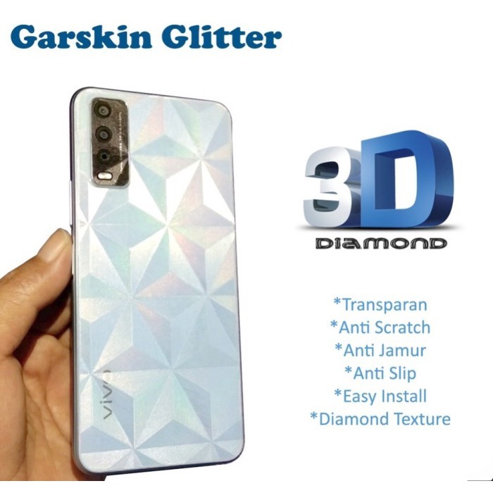 Hydrogel Skin 2D Vivo Y16 Y35 Y22S 2022 Back Sticker Glitter Motif