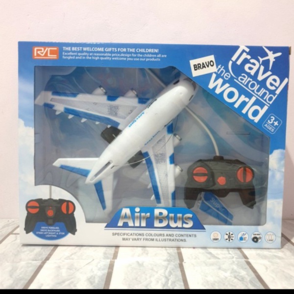 

Dijual mainan remote pesawat air bus/mainan anak Murah