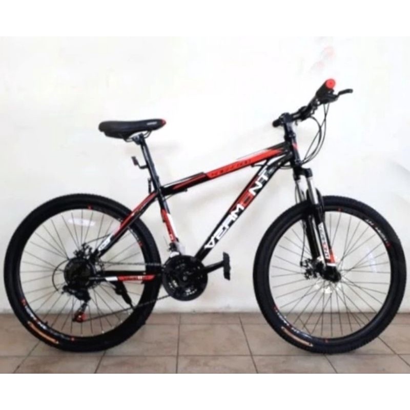 SEPEDA MTB VERMONT BY TREX 26 INCH CAKRAM OPERAN SHIMANO