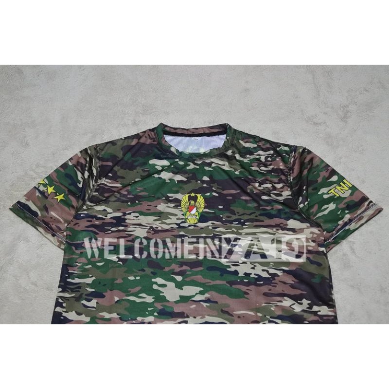 T-Shirt KASAD NKRI Full Print / Kaos Jersey Loreng NKRI Terbaru 2022