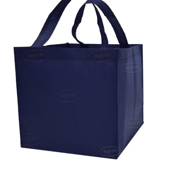 

Tas Spunbond Jahit Ukuran 26x26x26 - Biru Navy