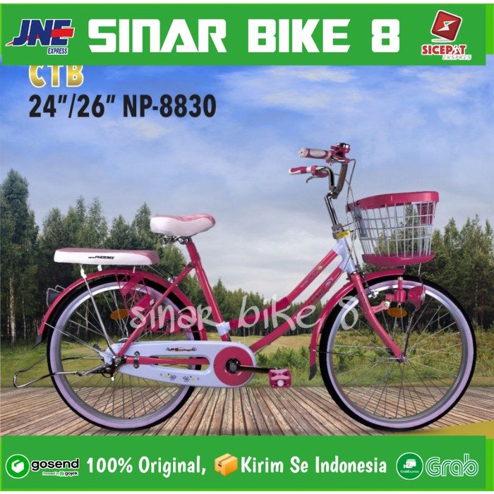 [EKA JAAYA SEPEDA] Sepeda Keranjang Dewasa PHOENIX NP-8830 Perempuan Ukuran 20" 24" & 26 Inch