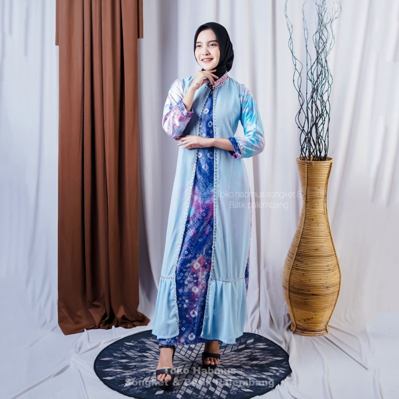 GAMIS JUMPUTAN PALEMBANG ASLI SUTRA SILK MIX SIFON