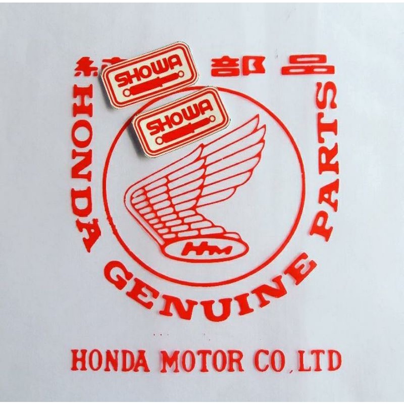 stiker showa stiker shok belakang showa stiker shock depan showa