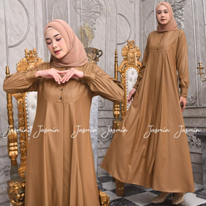 SERAGAM KERJA PNS WANITA/GAMIS ASN /SERAGAM KERJA TERLARIS/TERMURAH/TERPOPULER (HANAN)