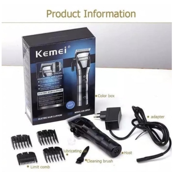 Kemei Km 2850 Mesin Cukur Rambut Kemei Clipper #Original