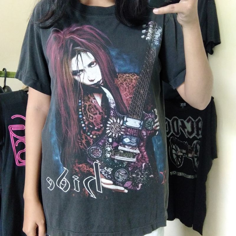 T shirt second band / Hide X japan / circle.seken_