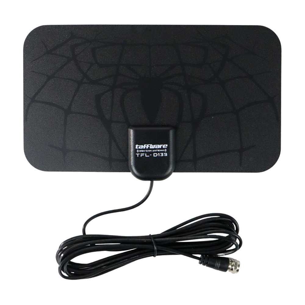 Antena TV Digital Taffware Indoor DVB-T2 25dB Spider Pattern V2.0 - TFL-D139