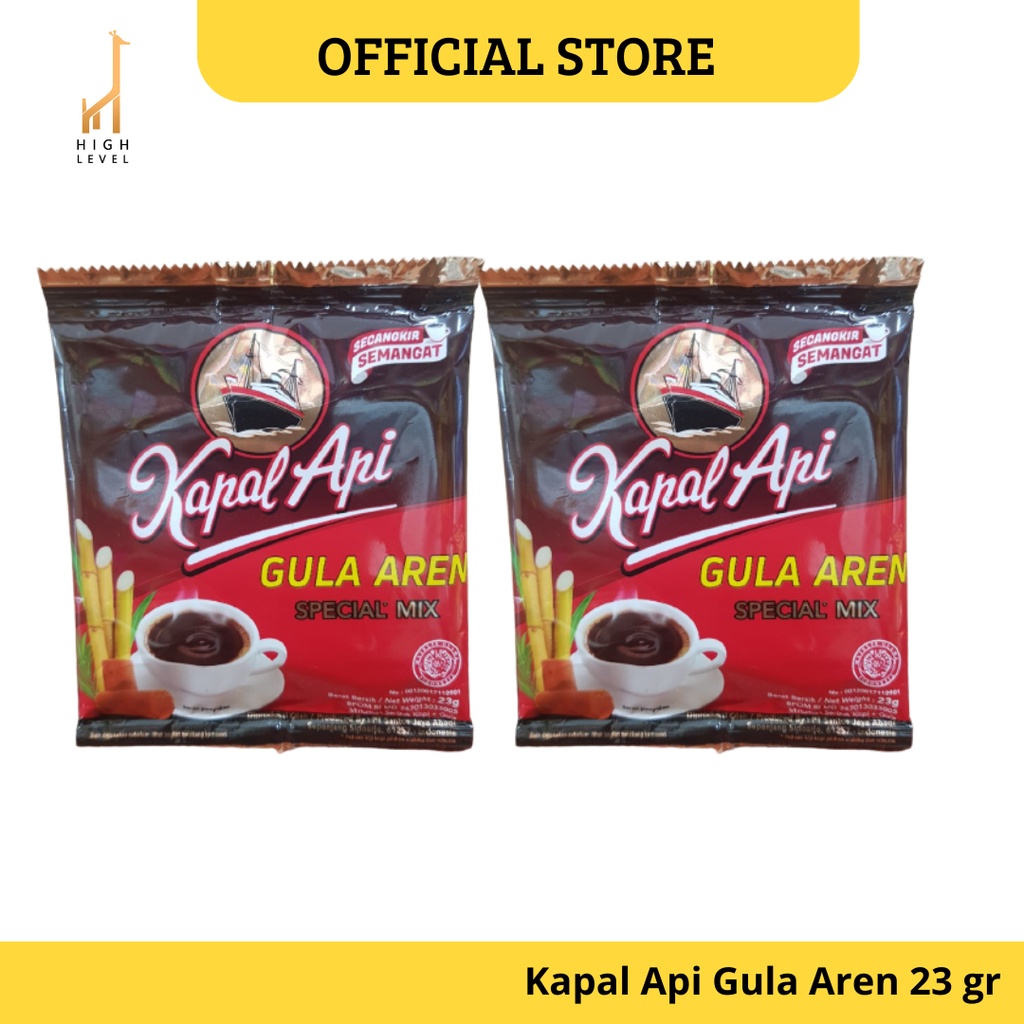 

Kopi Coffie Kapal Api Gula Aren Spesial Mix Sachet 23 gr