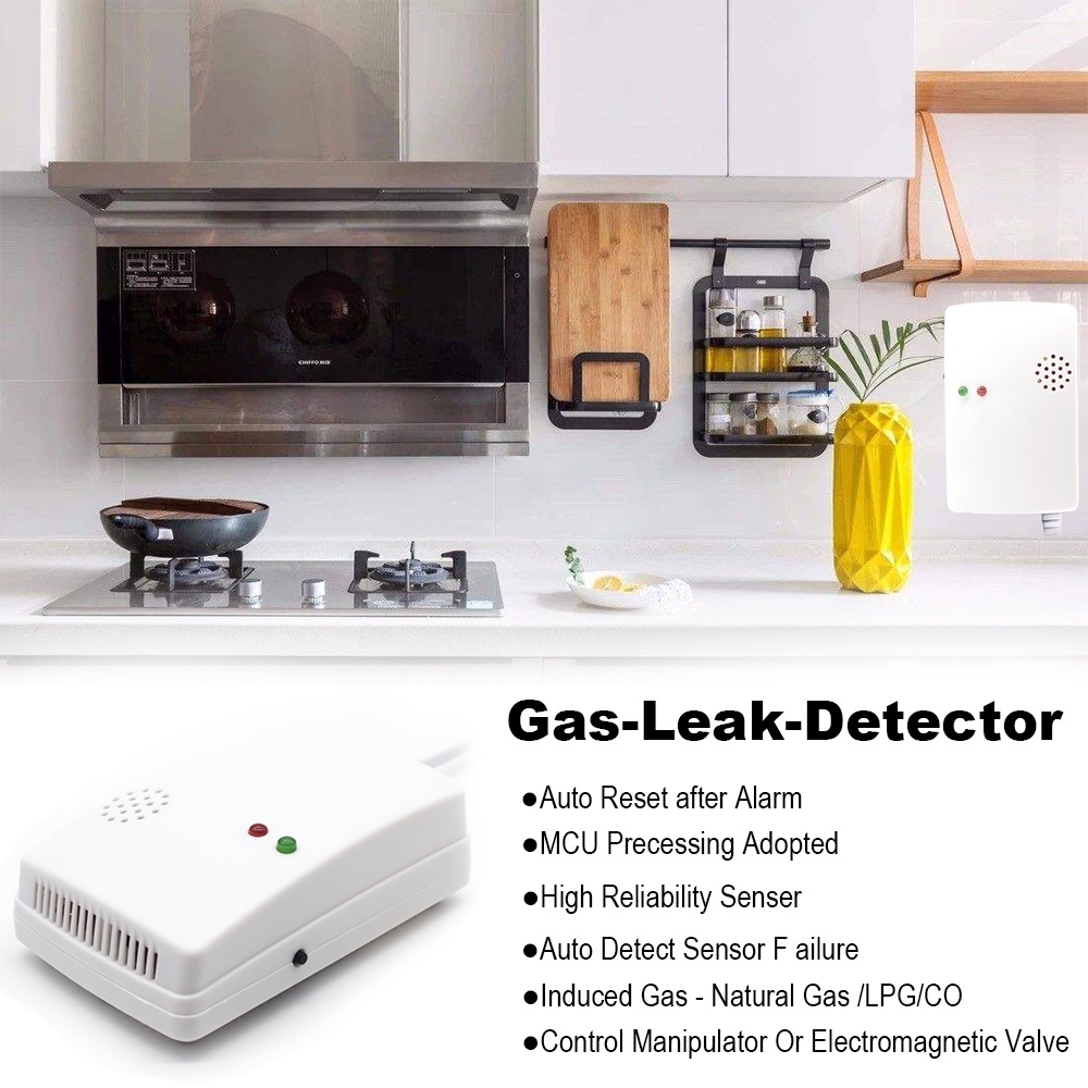 Alat Gas Leak Detector Alarm Gas Bocor LPG