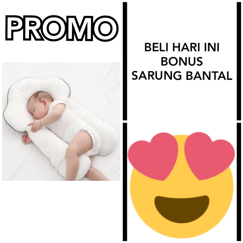 [Bonus Sarung Bantal] Dotu Hug Pillow Bantal Bayi Premium Anti Peyang dan Anti Kaget