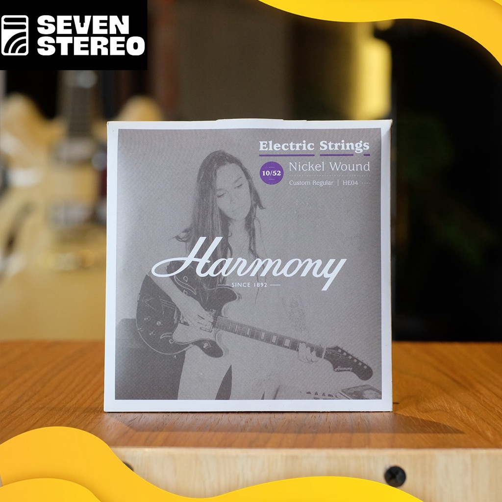 Harmony HE04 Nickel Electric Guitar Strings Custom Regular 10-52