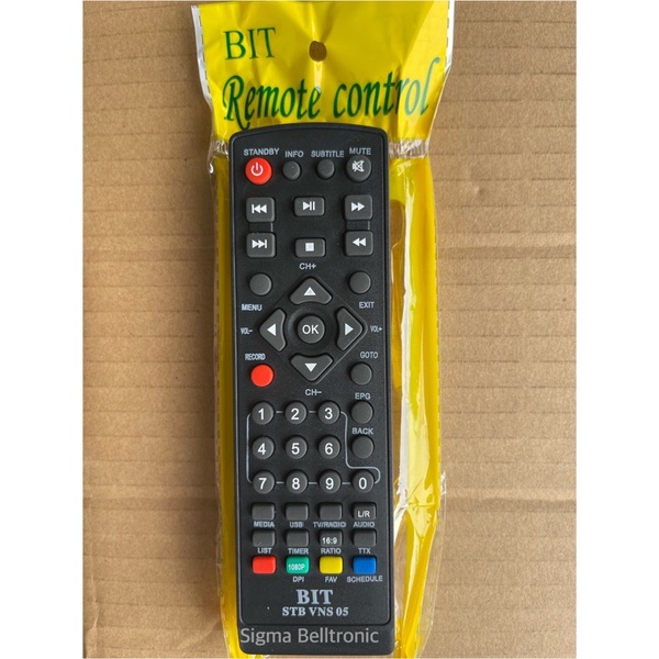 Jual Remote Set Top Box STB universal Evercoss, Luby, Rinrei, Advance
