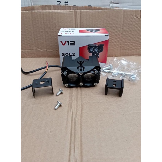 LAMPU SOROT / TEMBAK LED LUMINOS Q6 Mobil Motor Tembus Kabut