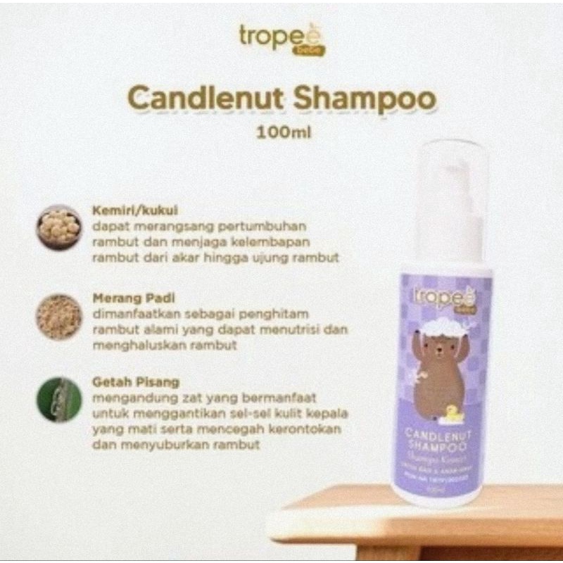 Tropee Bebe Candlenut Shampoo 100 ml - Shampo Kemiri