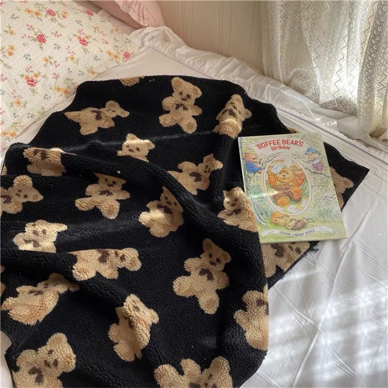 SELIMUT TEDDY BEAR IMPORT / SELIMUT KOREA EUNWOO / SELIMUT TIDUR MOTIF LUCU / SELIMUT HIGH QUALITY / SELIMUT BAHAN BULU LEMBUT DAN HALUS / SELIMUT BAYI / BEDONG BAYI / EUNWOO PREMIUM BLANKET / SELIMUT GAMBAR BERUANG LUCU