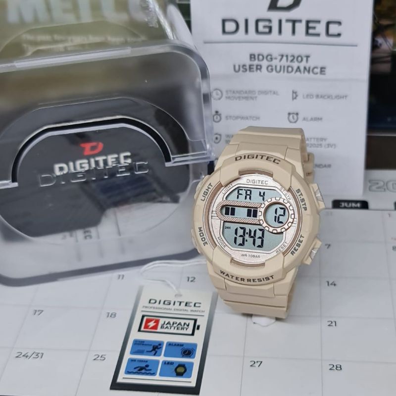 Jam Tangan Fashion Wanita Digital Digitec BDG 5120 Rubber Original