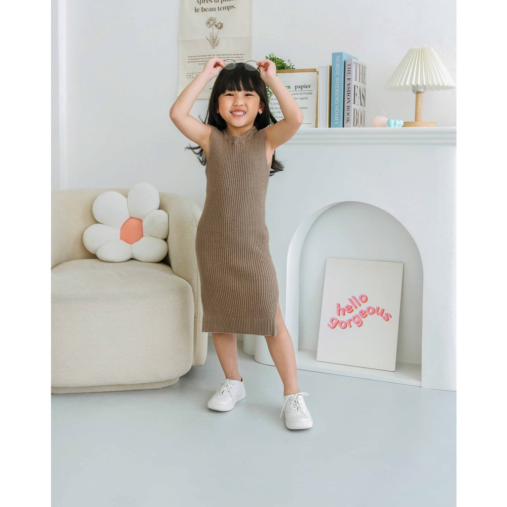 SESILE KNIT SET | Setelan rajut anak | kardigan rajut anak | dress rajut anak perempuan | baju rajut katun anak