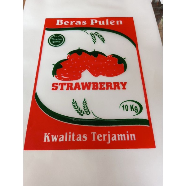 

Plastik beras strawberry 10 kg(100 pcs)