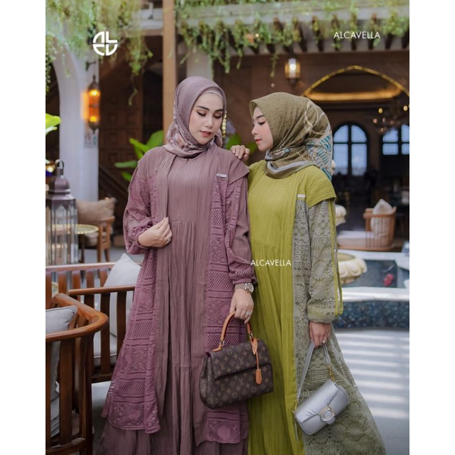 ZARIFA DRESS PART 2 BY ALCAVELLA (ready