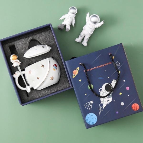 

Promo Birthday Gift Set Mug Planet / Set Gelas Lucu Keramik Planet - Putih Limited