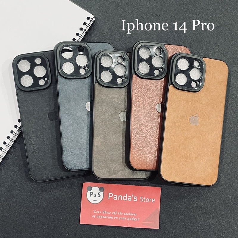 Leather Case Iphone 14, 14 Pro, 14+, 14 pro max Softcase Kulit Elegan Casing Slim Fit