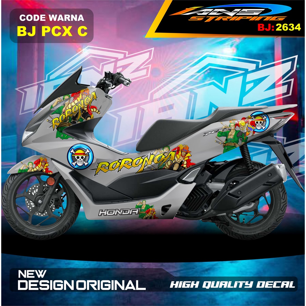 STIKER DECAL FULL BODY PCX 150 / DECAL STICKER MOTOR HONDA PCX 160 / STIKER FULL BODY PCX HIGH QUALITY / STIKER MOTOR