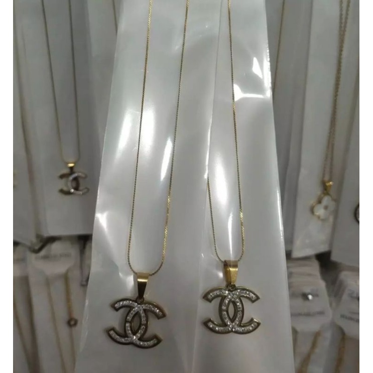 KALUNG LIONTIN CNL PERMATA TITANIUM ANTI KARAT