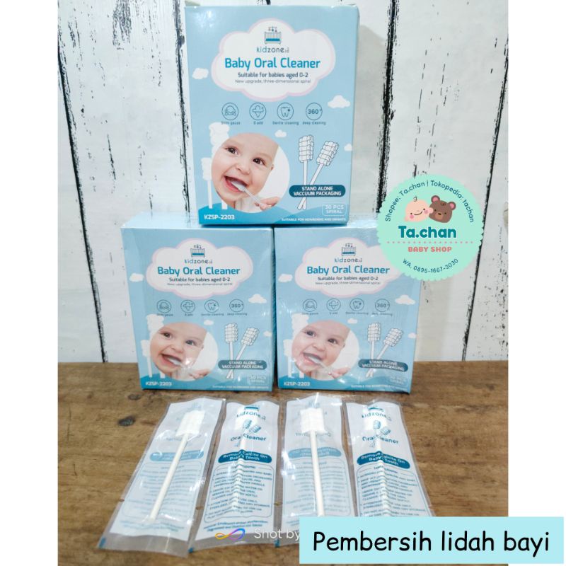 Pembersih Lidah bayi baby oral cleaner kasa pembersih mulut lidah gusi bayi