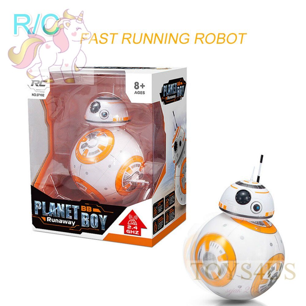 Toys4Us - Remote Control Robot BB-8 Star War RC Mainan Star Wars Karakter Hero
