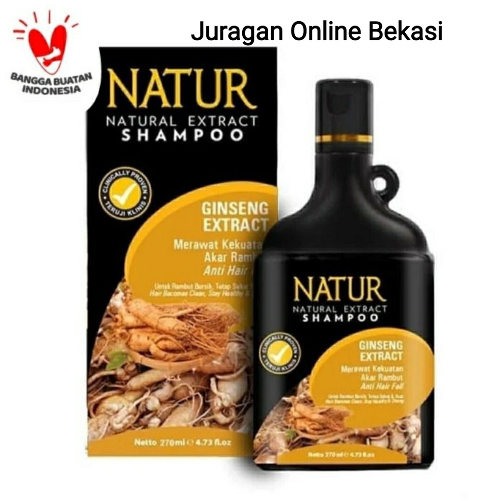 SHAMPO NATUR GINSENG ANTI RONTOK [270 ml]
