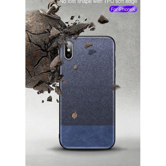 CAFELE Premium Denim Case - Xs Max iPhone Xr iPhone Xs iPhone X - iPhone Xr, Putih