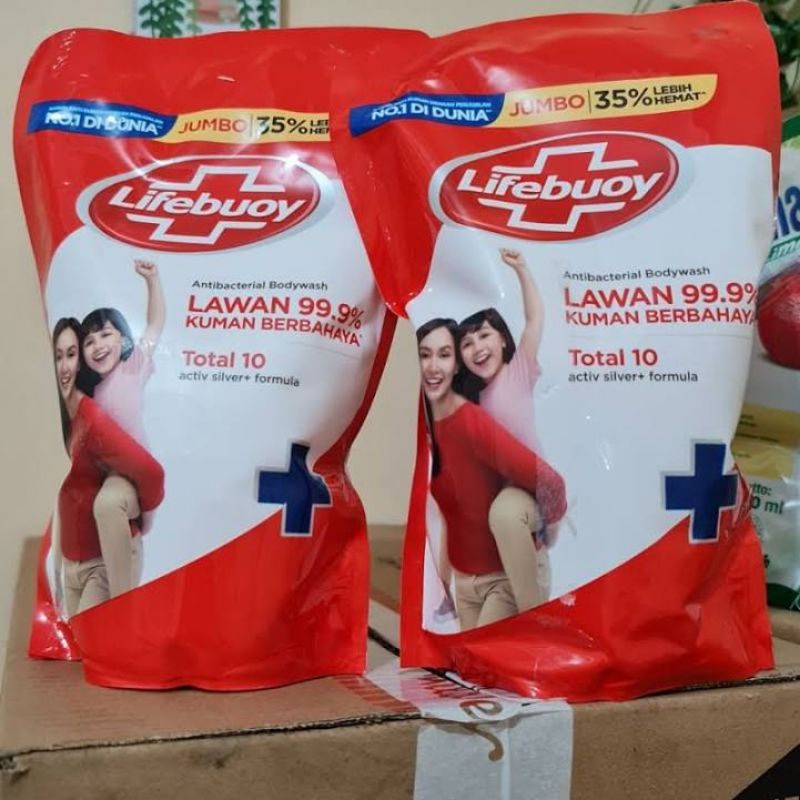 Sabun mandi cair lifebuoy lifeboy body wash 825 ml refill