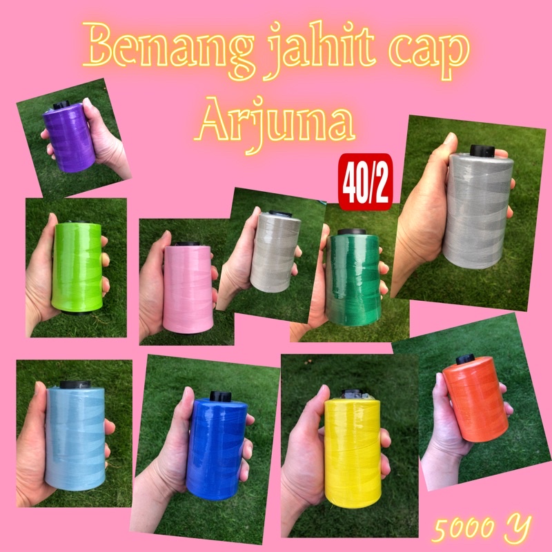 Jual Benang Jahit Katun Hs Merk Arjuna Sewing Thread Hs Shopee Indonesia