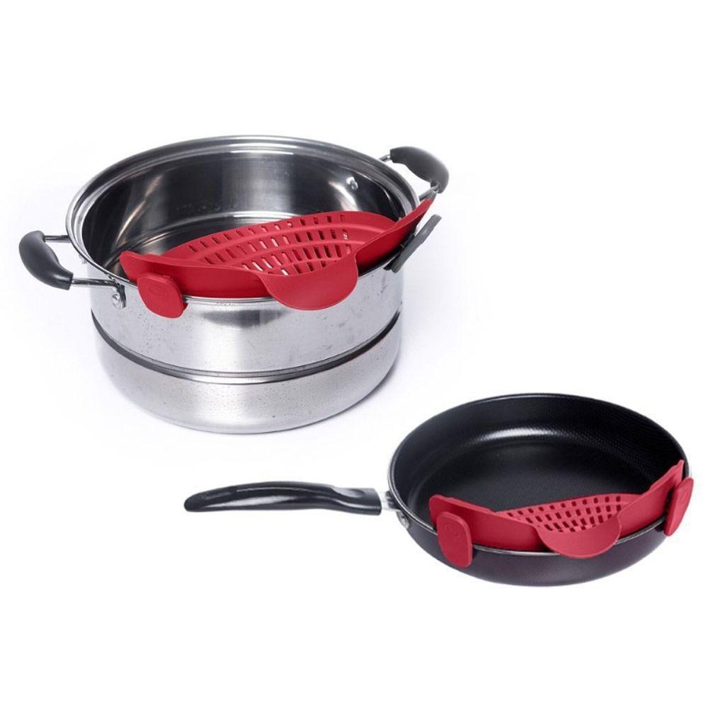 Solighter Saringan Dapur Cuci Aksesoris Filter Air Colander Drainer Draining Cairan Berlebihan