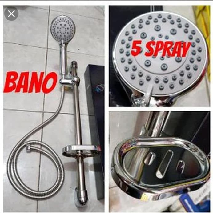 Tiang Shower...Set Plus Sower